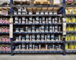 Opremanje velikih prodajnih prostora ili skladišta