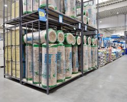 Opremanje velikih prodajnih prostora ili skladišta