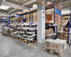 Opremanje velikih prodajnih prostora ili skladišta