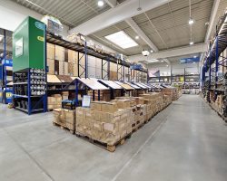 Opremanje velikih prodajnih prostora ili skladišta