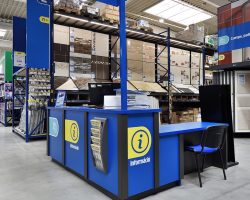 Opremanje velikih prodajnih prostora ili skladišta