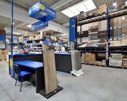 Opremanje velikih prodajnih prostora ili skladišta